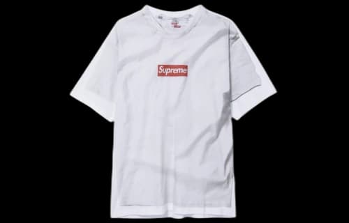 Supreme x MM6 Maison Margiela Box Logo Tee 'White'