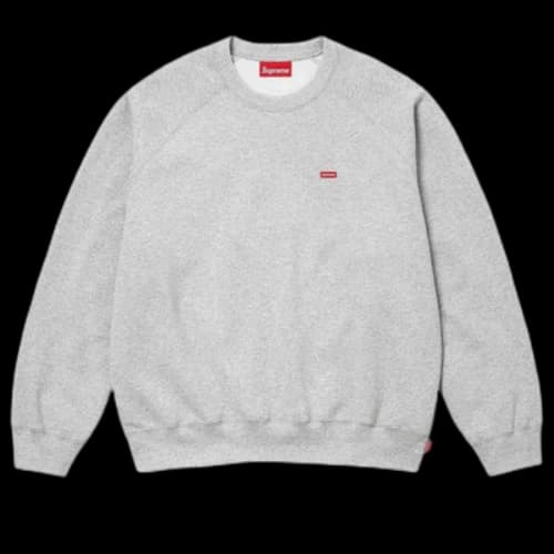 Supreme Small Box Crewneck 'Grey'