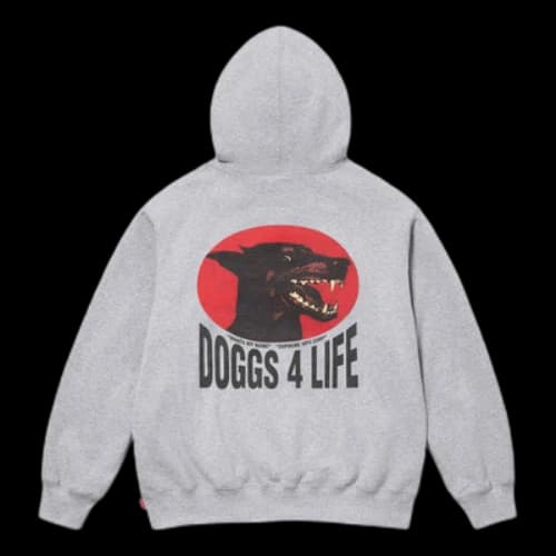 Supreme Doggs Hooded Sweatshirt 'Red Purple'