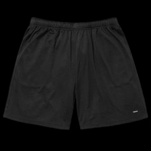 Supreme Small Box Baggy Mesh Shorts 'Black'