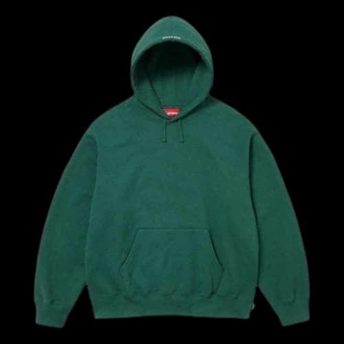 Supreme Paint Hooded Sweatshirt 'Green Red'