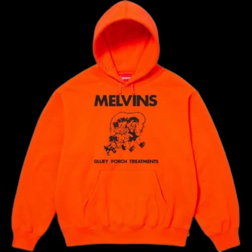 Supreme x Melvins Hooded Sweatshirt 'Orange Black'