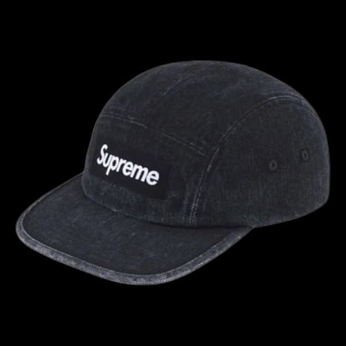 Supreme Denim Camp Cap SS24 'Black'