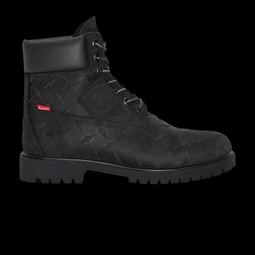 Timberland Supreme x 6 Inch Premium Waterproof Boot 'Embossed Diamond Plate - Black'