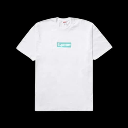 Supreme Tiffany & Co. Box Logo Tee White