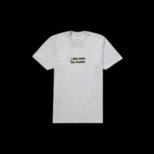Supreme Box Logo Tee (FW23) Ash Grey