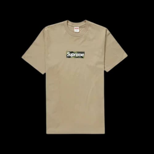 Supreme Box Logo Tee (FW23) Khaki