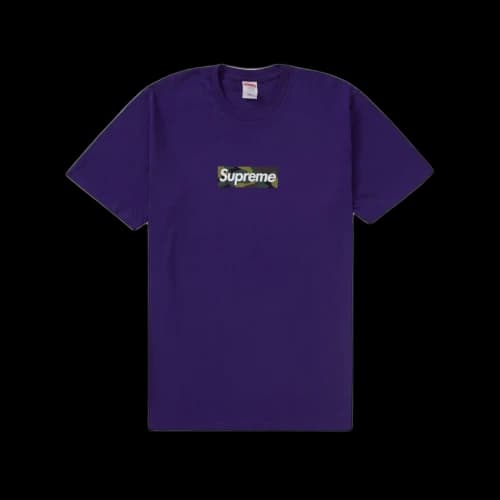 Supreme Box Logo Tee (FW23) Purple