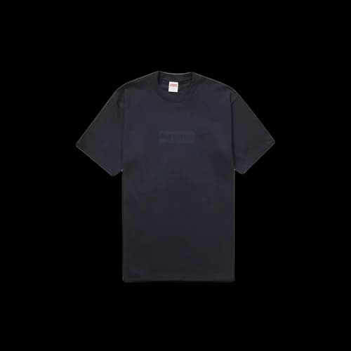 Supreme Tonal Box Logo Tee Navy