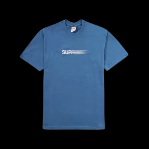 Supreme Motion Logo Tee (SS23) Faded Blue
