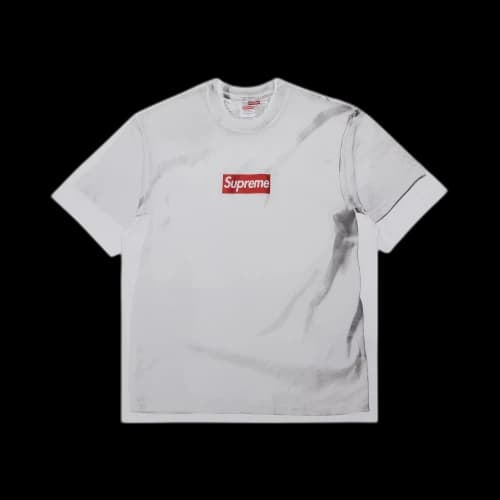 Supreme MM6 Maison Margiela Box Logo Tee White