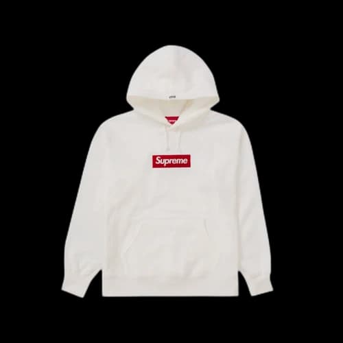 Supreme Box Logo Hooded Sweatshirt (FW21) White