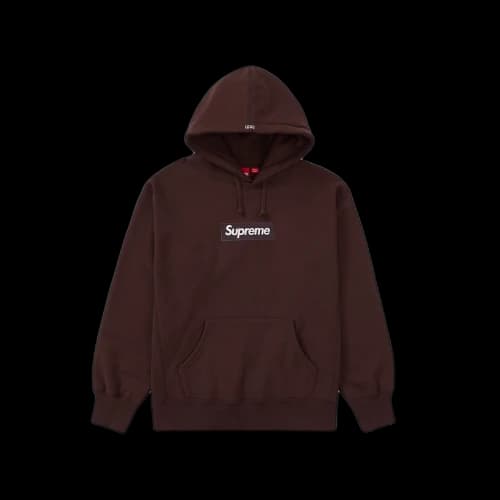 Supreme Box Logo Hooded Sweatshirt (FW21) Dark Brown
