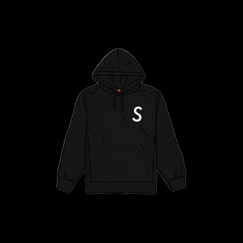 Supreme Swarovski S Logo Hooded Sweatshirt Black