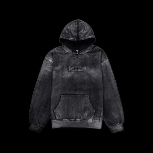 Supreme MM6 Maison Margiela Foil Box Logo Hooded Sweatshirt Black