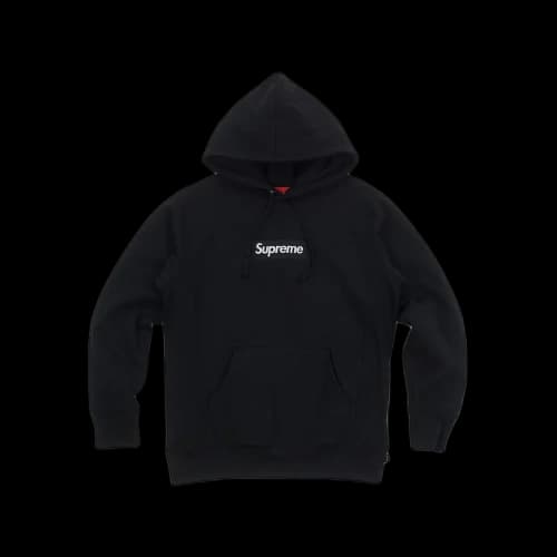 Supreme Box Logo Hooded Sweatshirt Black
