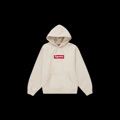 Supreme Box Logo Hooded Sweatshirt Sweatshirt (FW24) Stone