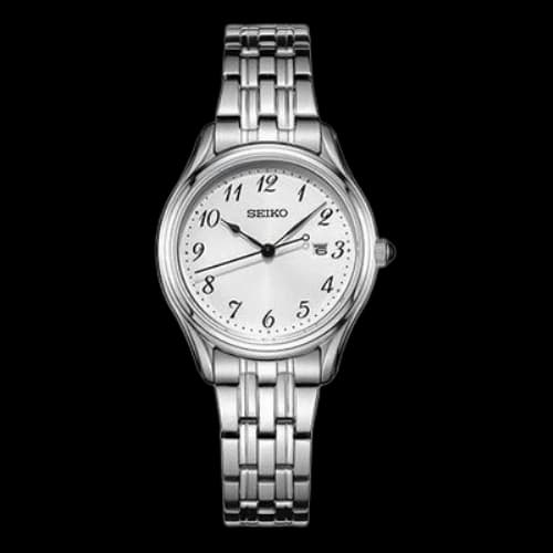 SEIKO Waterproof Quartz Silver/White