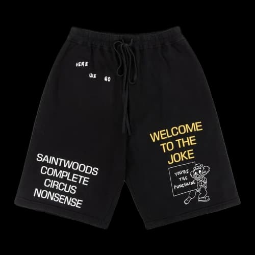 Saintwoods You’Re The Punchline Shorts 'Black'