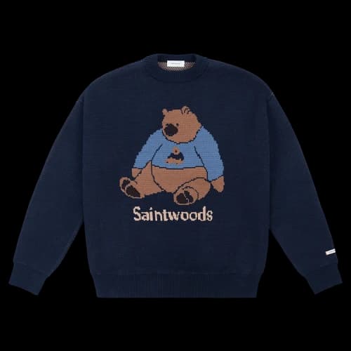 Saintwoods Big Bear Knit 'Navy'