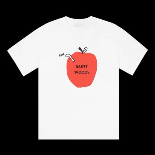 Saintwoods Warm Bark T-Shirt 'White'