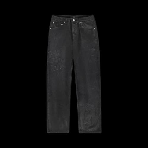 Saintwoods Coated Denim 'Black'