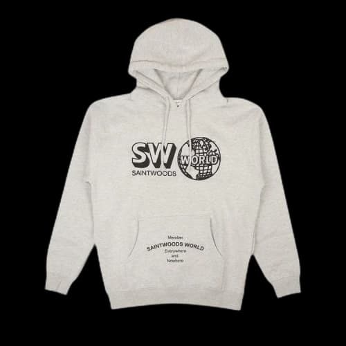 Saintwoods World Member Hoodie Sweatshirt 'Black'
