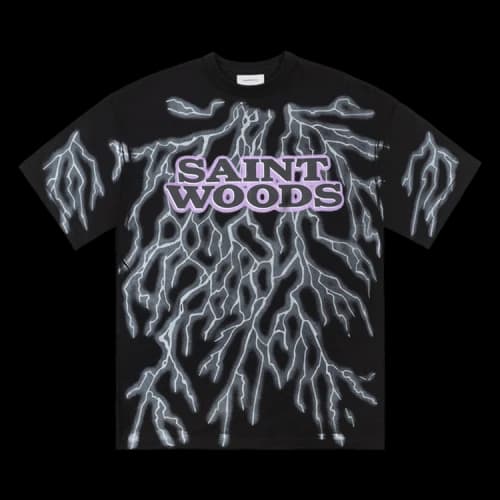 Saintwoods Lightning Tee 'Black'