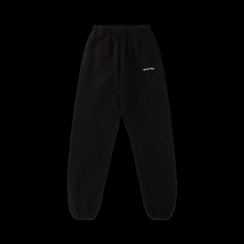 Sporty & Rich Classic Logo Sweatpant 'Black'