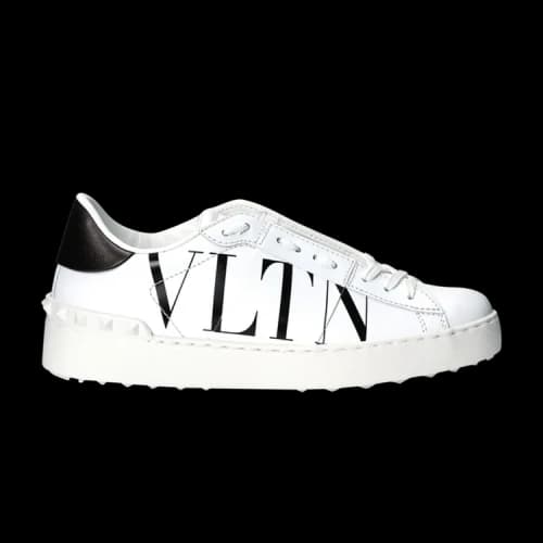 Valentino Open Sneaker 'Logo Print - White' (Women's)
