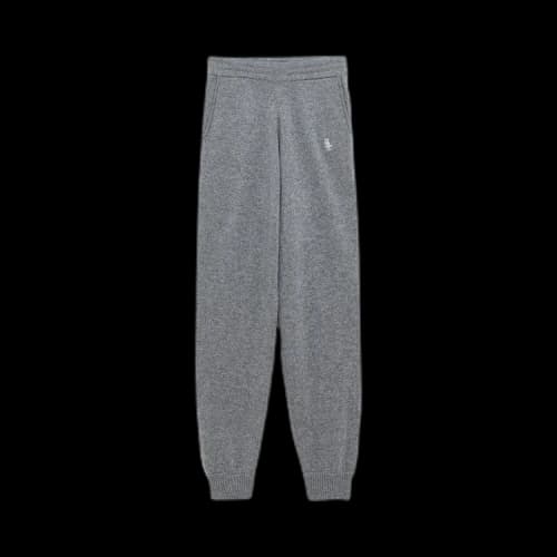 Sporty & Rich Cashmere Track Pants 'Grey'