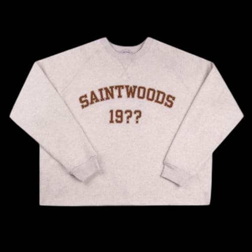 Saintwoods Distressed Raglan Top 'Ash'