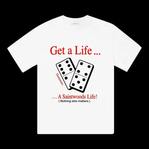 Saintwoods x The Webster Get A Life T-Shirt 'White'