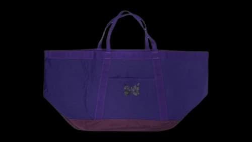 Needles Tool Tote Large Shoulder Bag Purple