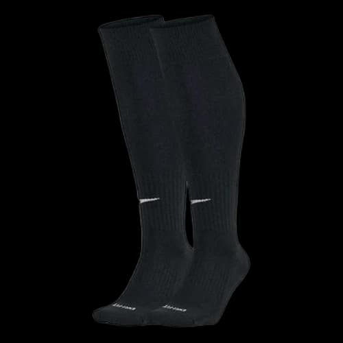 Nike Academy Alphabet Logo Soccer/Football Socks 2 Pairs Black