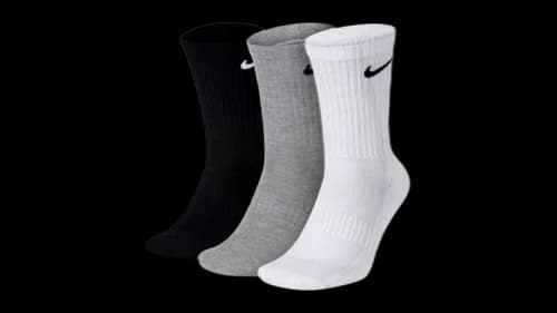 Nike Everyday Lightweight Crew Socks Black