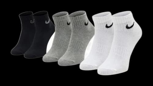 Nike Everyday Cushioned Lightweight Low Socks Black