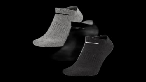 Nike Everyday Cushioned Training No Show Socks Black