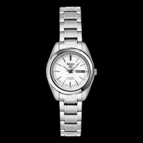 SEIKO Calendar waterproof Business 5 Automatic Mechanical Watch White