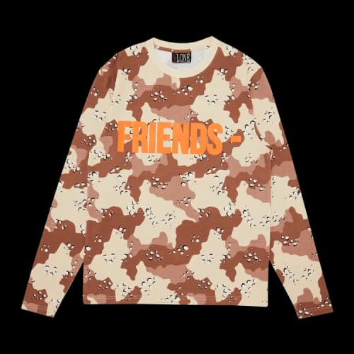 Vlone Friends Desert Camo Long-Sleeve 'Sand'