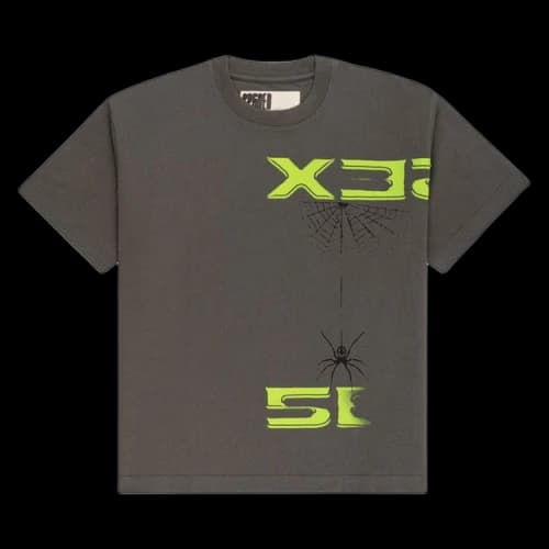 Sp5der 5EX Heavyweight Tee Slate Grey
