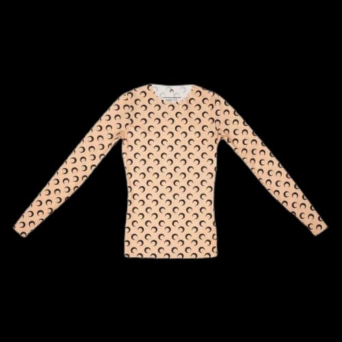 Marine Serre Second Skin Moon Top 'All Over Moon Tan'