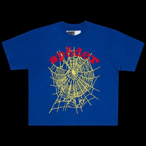 Sp5der OG Logo V2 HW Tee 'Navy'