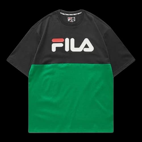 FILA FUSION Minimalistic Loose Short Sleeve Black