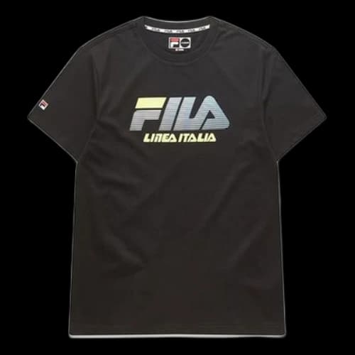 Fila FUSION Basic Round Neck Short Sleeve Unisex Black