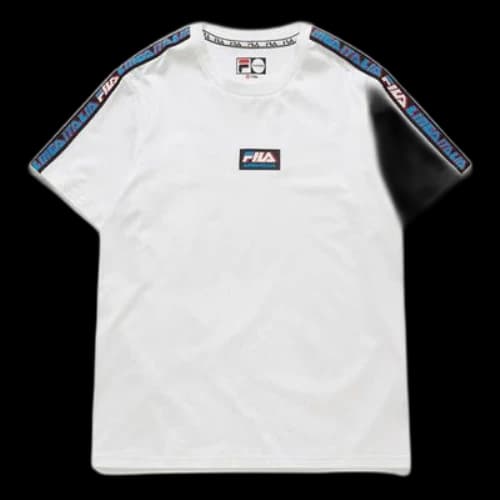 FILA Multi-Color Alphabet Short Sleeve White