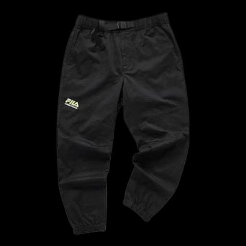 FILA FUSION Woven Casual Sports Pants Black