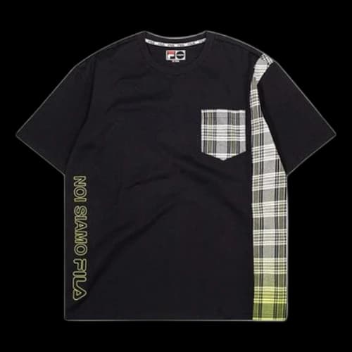 FILA FUSION Short Sleeve Black T-Shirt