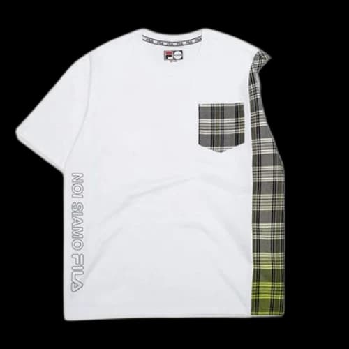 FILA FUSION Short Sleeve White T-Shirt