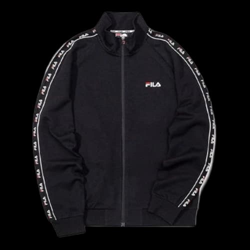 FILA FUSION Logo Sports Jacket Black